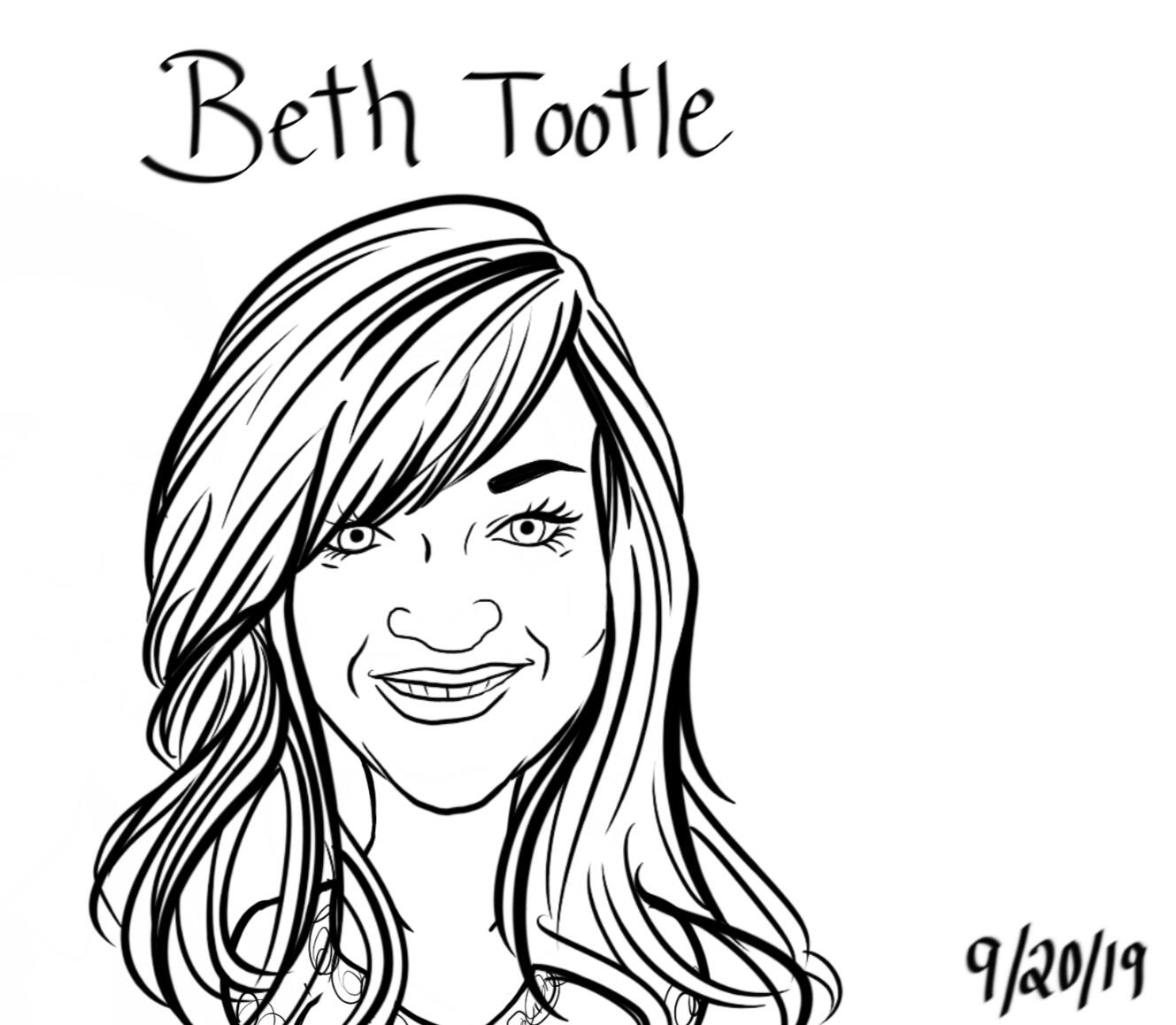 Wedding Place Card Caricatures