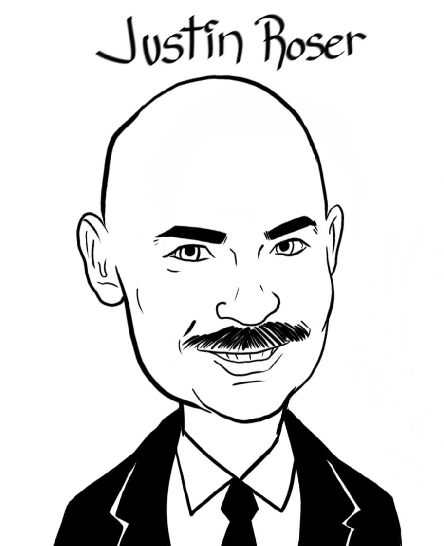 Wedding Place Card Caricatures